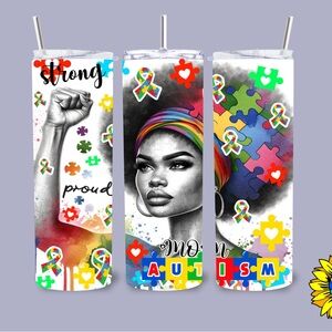 Autism Awareness Puzzle Piece Tumblers